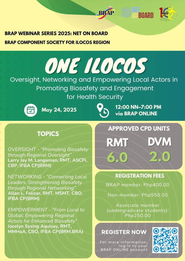 BRAP WEBINAR SERIES 2025: NET ON BOARD — BRAP Component Society for ...