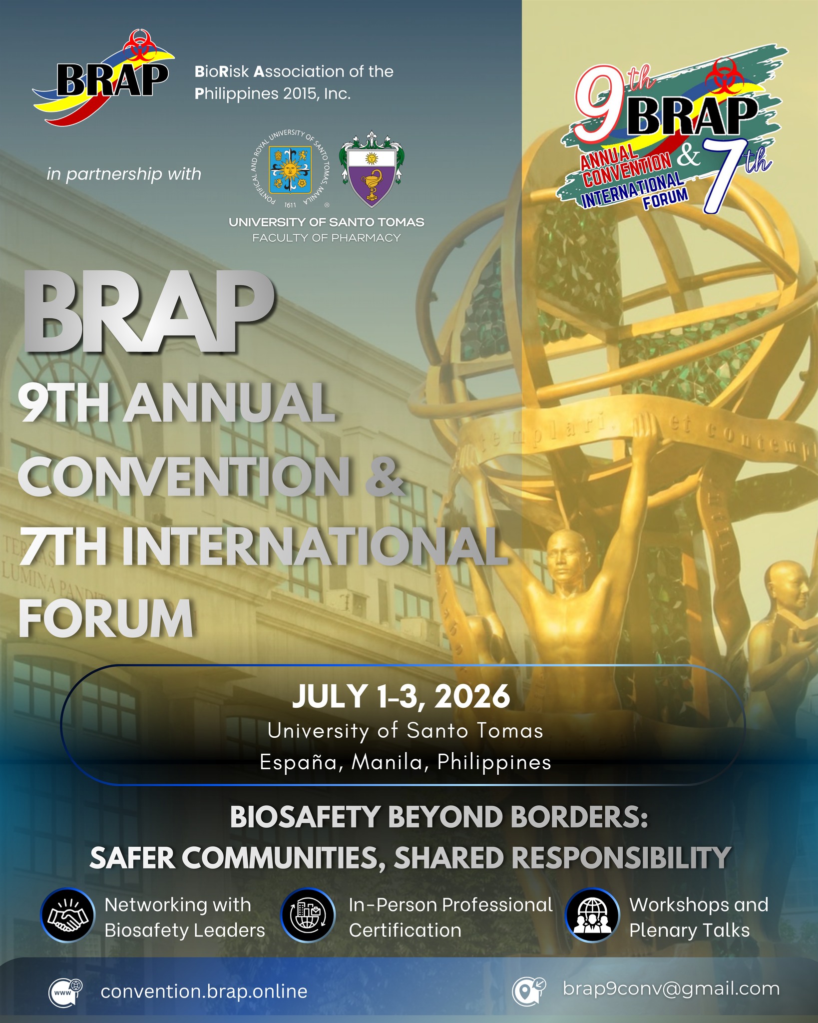 BRAP 9th BRAP Annual Convention and 7th International Forum | BioRisk ...